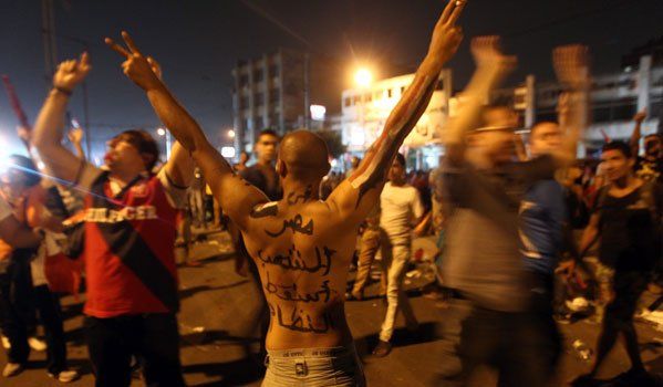 Jubel am Tahrir-Platz nach der Absetzung Mursis. Foto: EPA