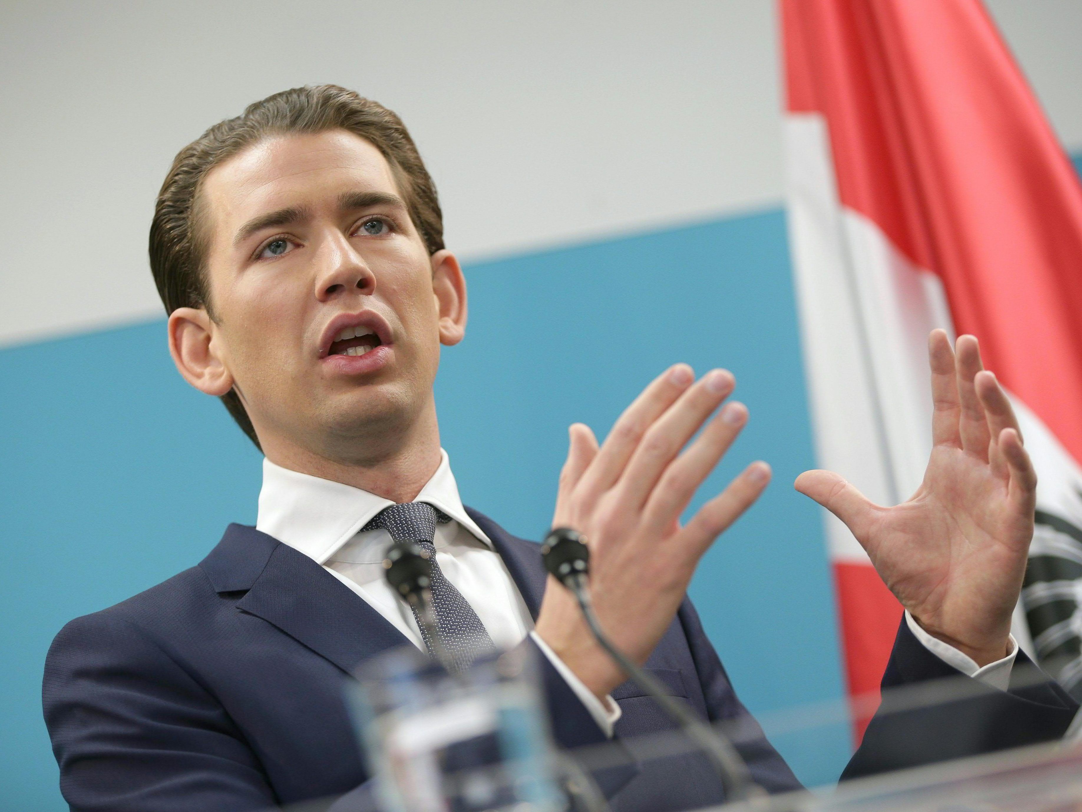 Sebastian Kurz äußerte sich zum Katalonien-Konflikt. Sebastian Kurz äußerte sich zum Katalonien-Konflikt.