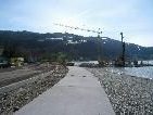 Die Panorama-Promenade am Lochauer Ufer entwickelt sich. Die Panorama-Promenade am Lochauer Ufer entwickelt sich.