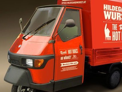 Derzeit steht das Wurstmobil von Hildegard im WUK.