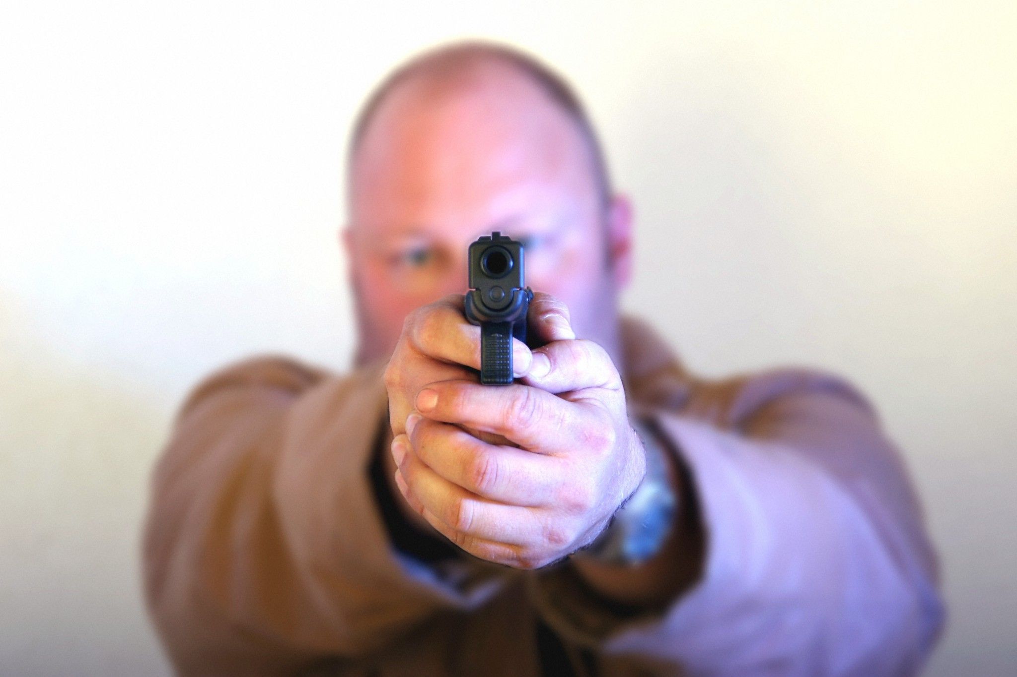 Man with a gun