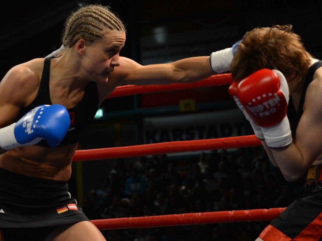 Nicole Wesner bestritt am Wochenende ihren ersten Profi-Boxkampf.