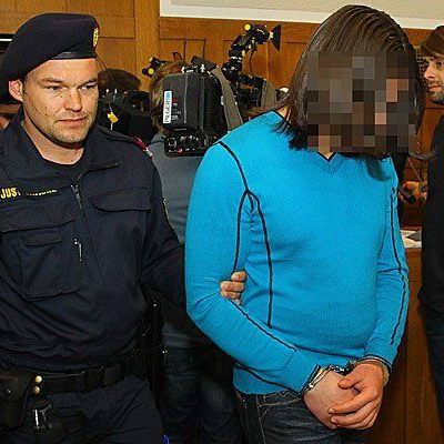 Milosav M., wegen Mord an dem dreijährigen Cain schuldig gesprochen, bei seiner Verhandlung im März 2012.
