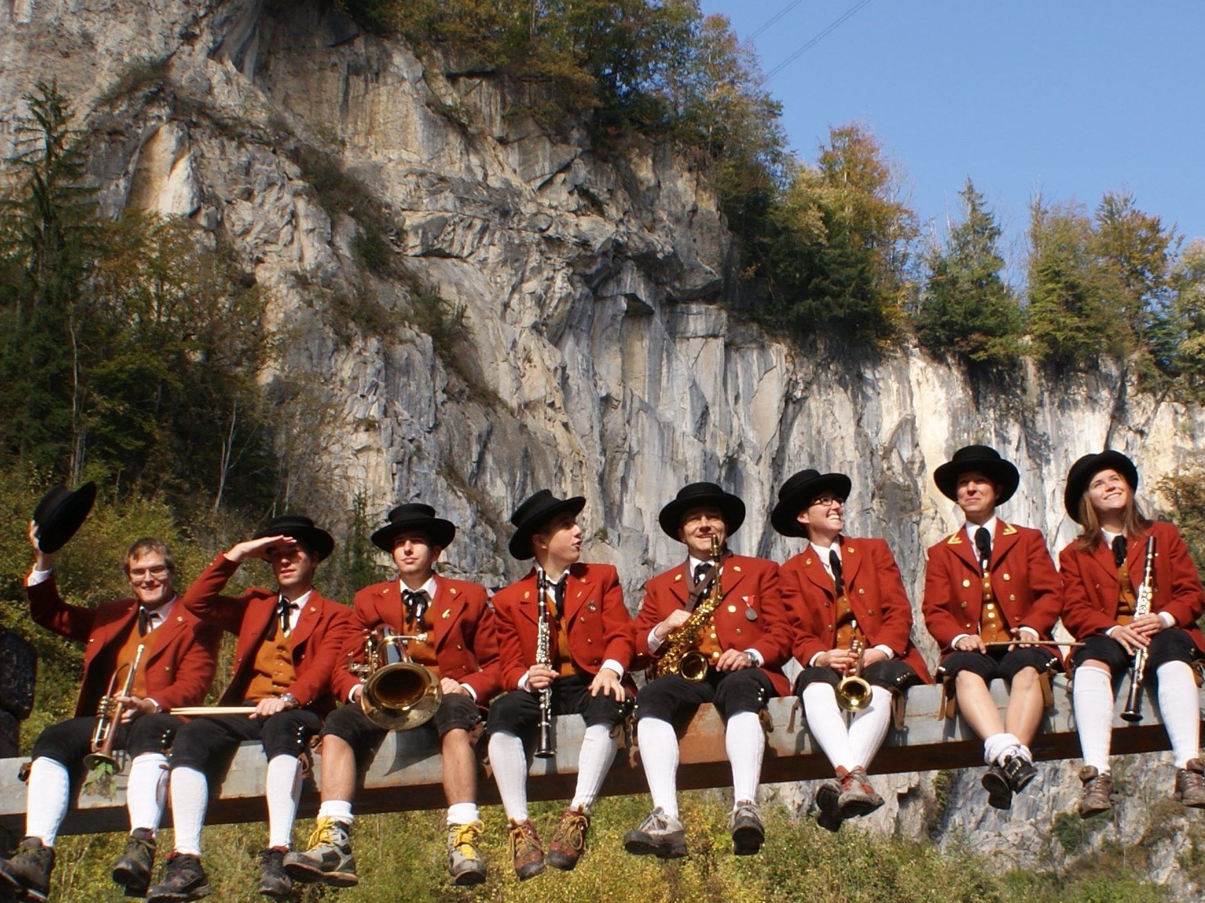 Nicht nur die Harmoniemusik freut sich auf das bevorstehende Festwochenende.