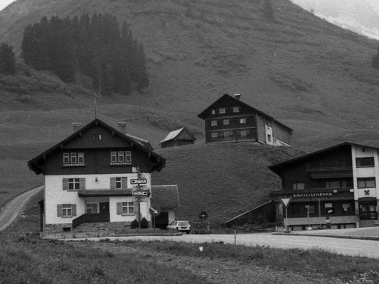 Das alte Ortszentrum von Warth.