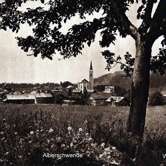 Alberschwende um 1920. (Eingesendet von Kurt Vergut)