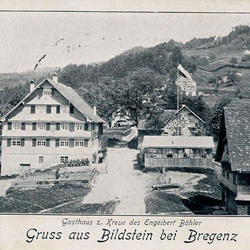 Gruß aus Bildstein aus dem Jahr 1915, eingesendet von Andrea Schönherr.