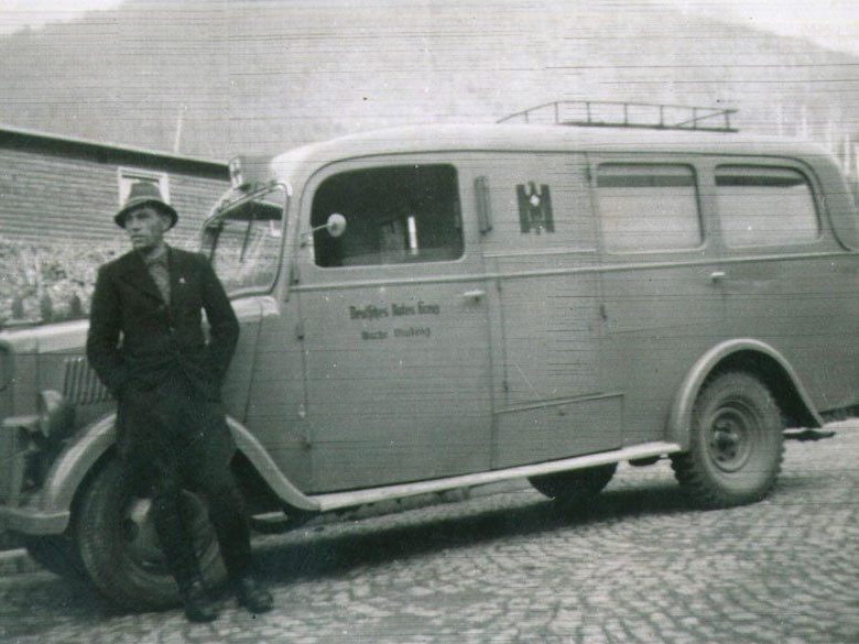 Ein Stück Zeitgeschichte: Rettungsfahrer in Bludenz (1945)
