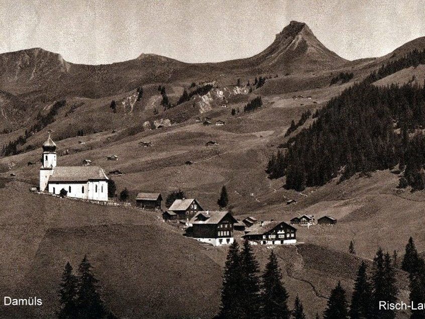 Damüls um 1920. (Eingesendet von Kurt Vergut)
