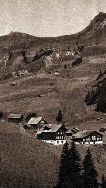 Damüls um 1920. (Eingesendet von Kurt Vergut)