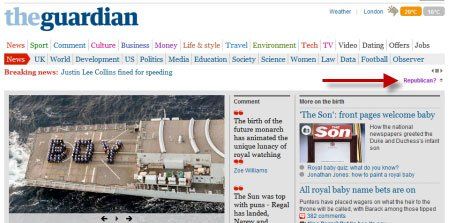 Screenshot / guardian.co.uk Screenshot / guardian.co.uk