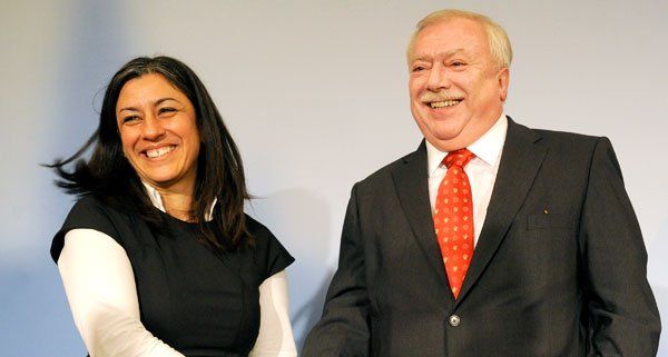 Maria Vassilakou und Michael Häupl Maria Vassilakou und Michael Häupl