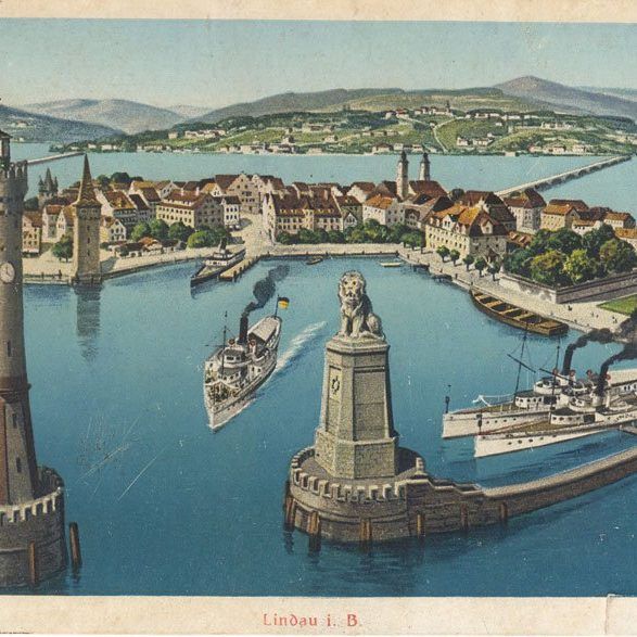 Lindau in vergangenen Tagen, eingesendet von Oskar Schwald.