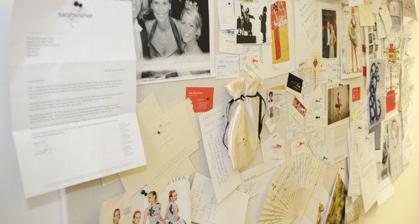 Die Pinnwand im Büro von Desirée Treich-Stürgkh. Die Pinnwand im Büro von Desirée Treich-Stürgkh.