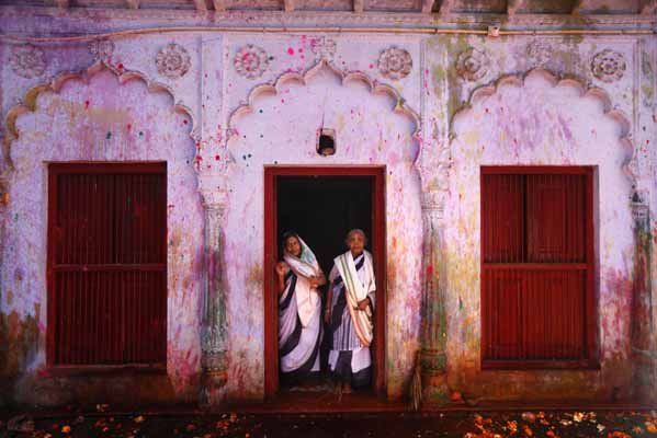 India Holi Festival Widows