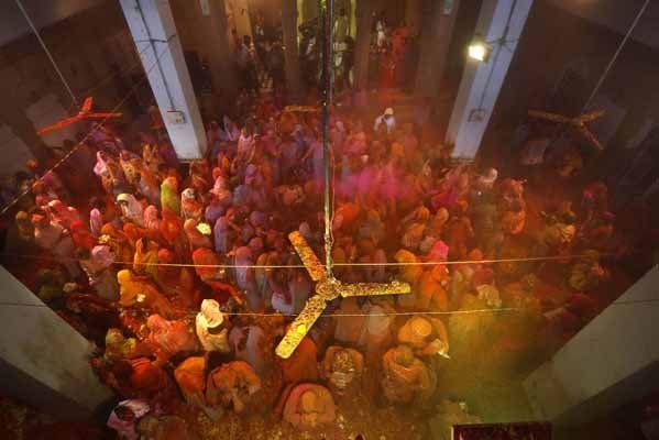 India Holi Festival Widows