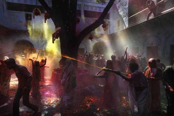 India Holi Festival Widows