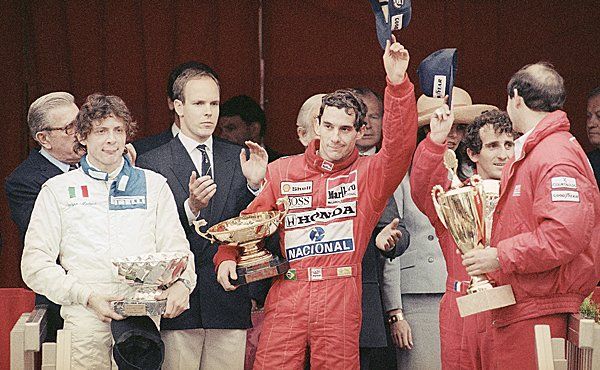 Niemand war öfter in der Fürstenloge als F1-Legende Ayrton Senna. Bild: AP Niemand war öfter in der Fürstenloge als F1-Legende Ayrton Senna. Bild: AP