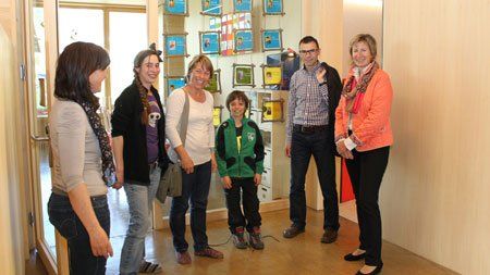 Besichtigung des neu errichteten Kindergarten Muntlix.  Foto: VLK. 