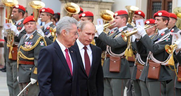 Putin in Wien © EPA 6d5acc9a39f744bfacfdfe7dbe2