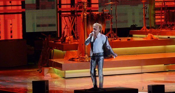 Rod Stewart begeisterte seine Fans in Wien. Rod Stewart begeisterte seine Fans in Wien.