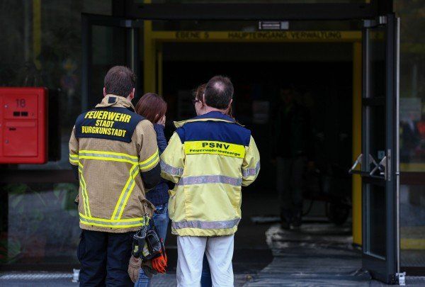 Rettungskräfte im Einsatz