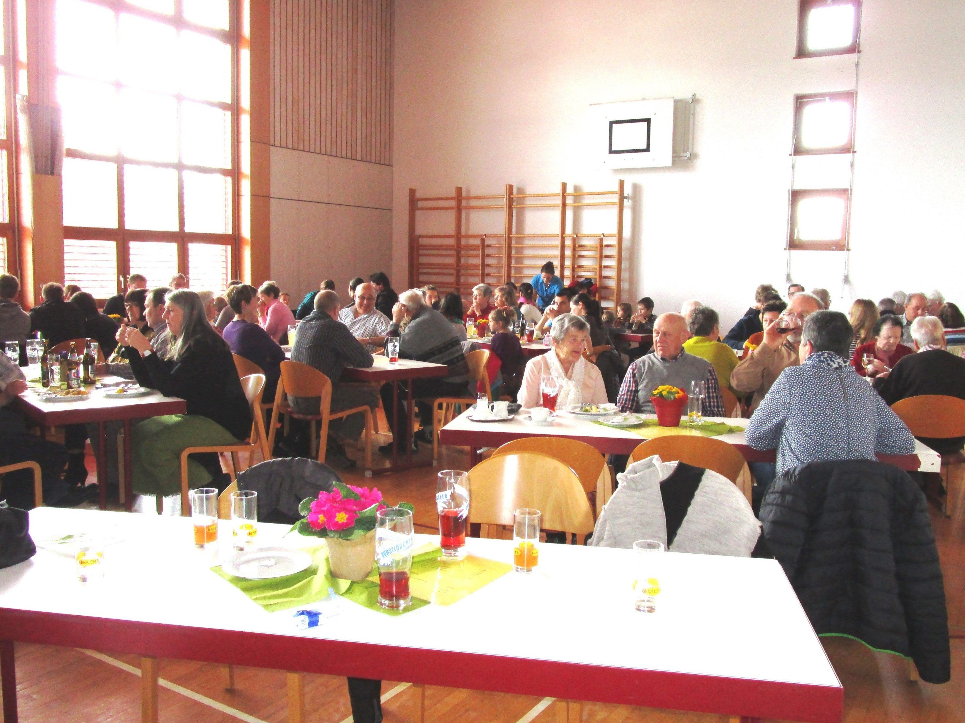 Erfolgreiche Aktion: Schnitzelsonntag für einen guten Zweck.