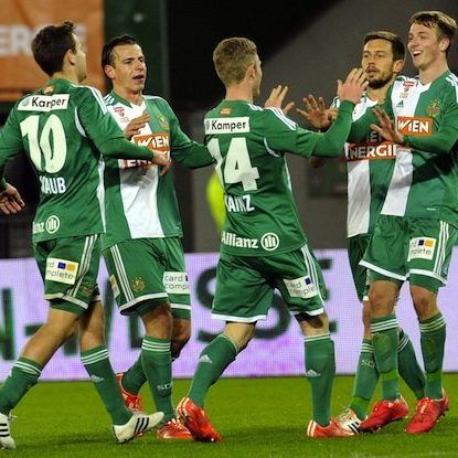 Einen überragenden Sieg erzielte Rapid Wien