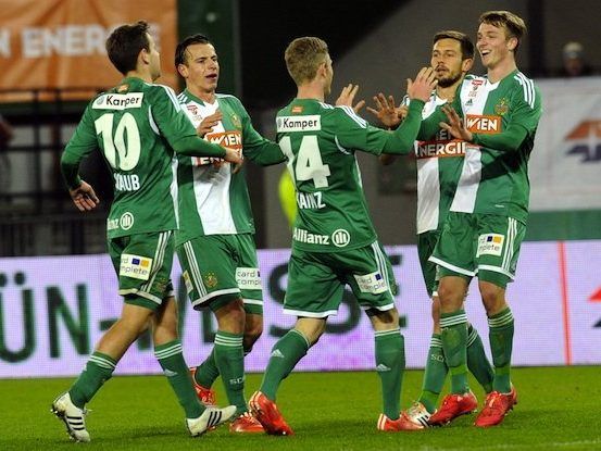 Einen überragenden Sieg erzielte Rapid Wien