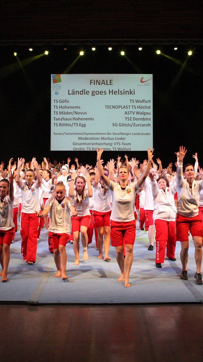 Vor ausverkauftem Haus in der Messehalle ging die Gymnaestrada Gala über die Bühne
