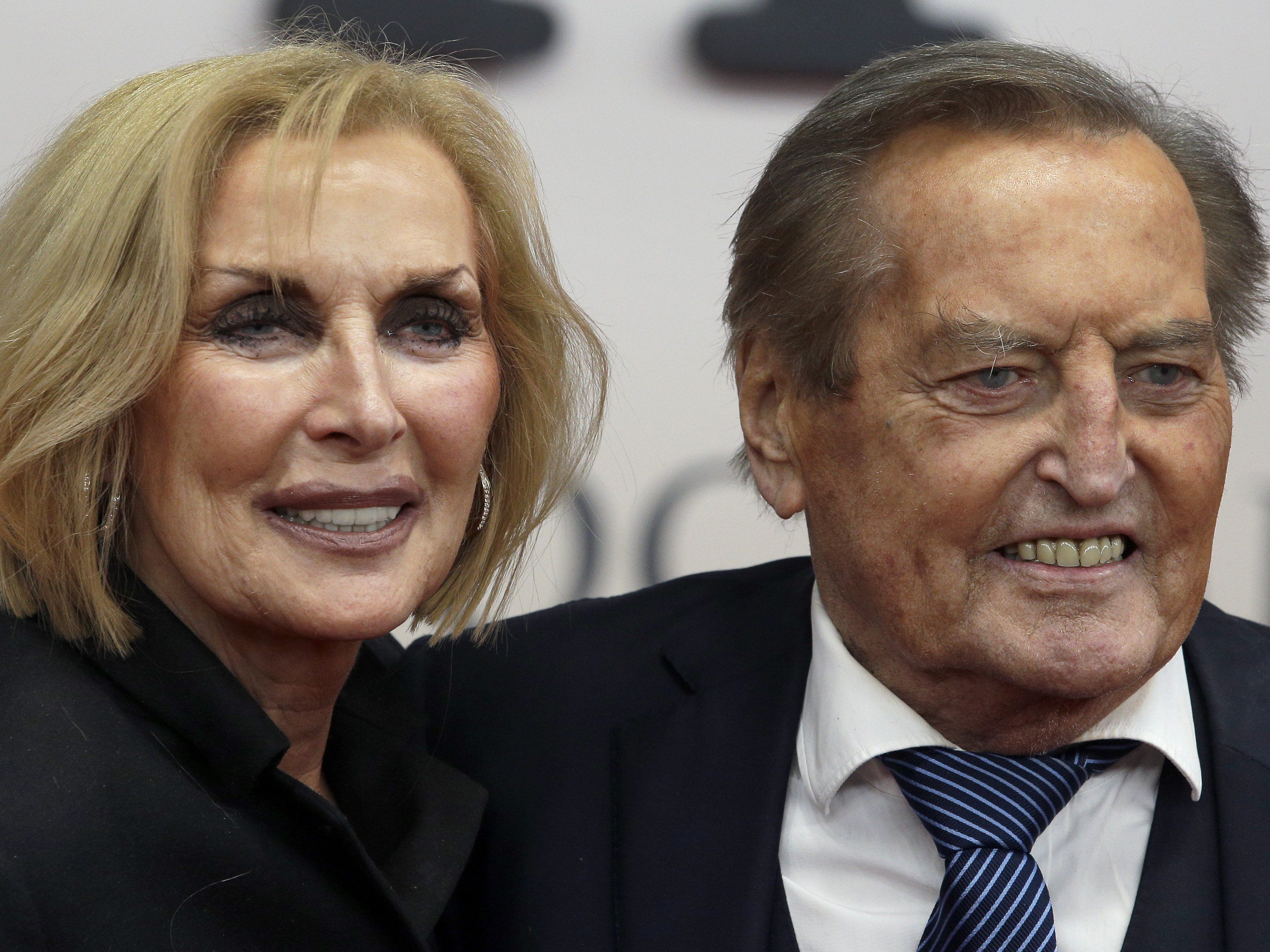 Gerhard Mayer-Vorfelder mit Gattin Margit im November 2014.