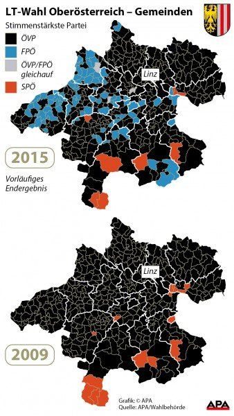 LT-Wahl Obersterreich - Gemeinden LT-Wahl Obersterreich - Gemeinden