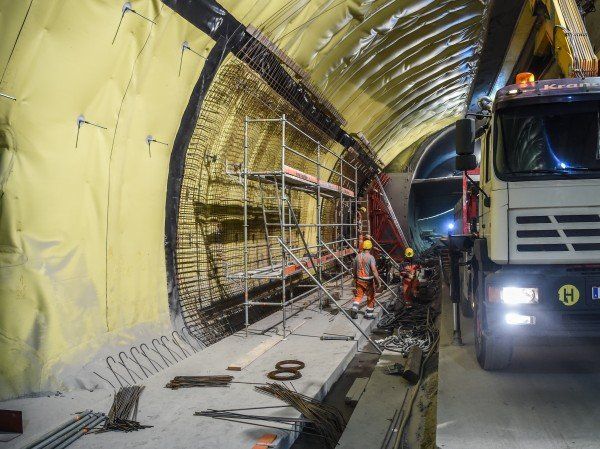 Sanierung Arlberg Straßentunnel - Baubesichtigung