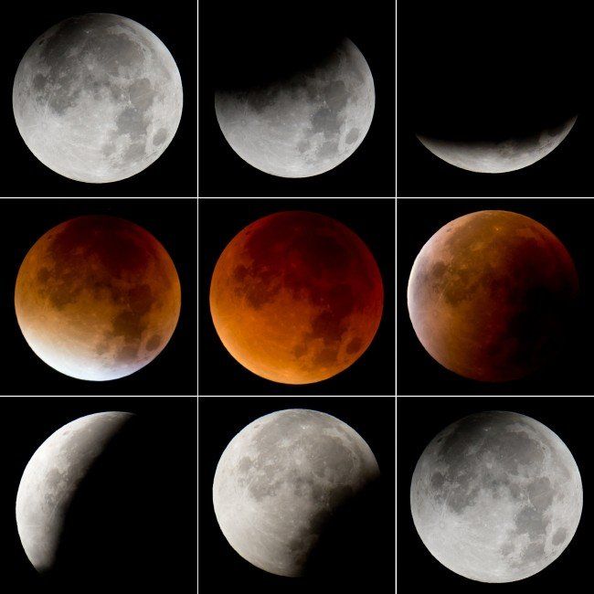 Mondfinsternis ber Mnchen