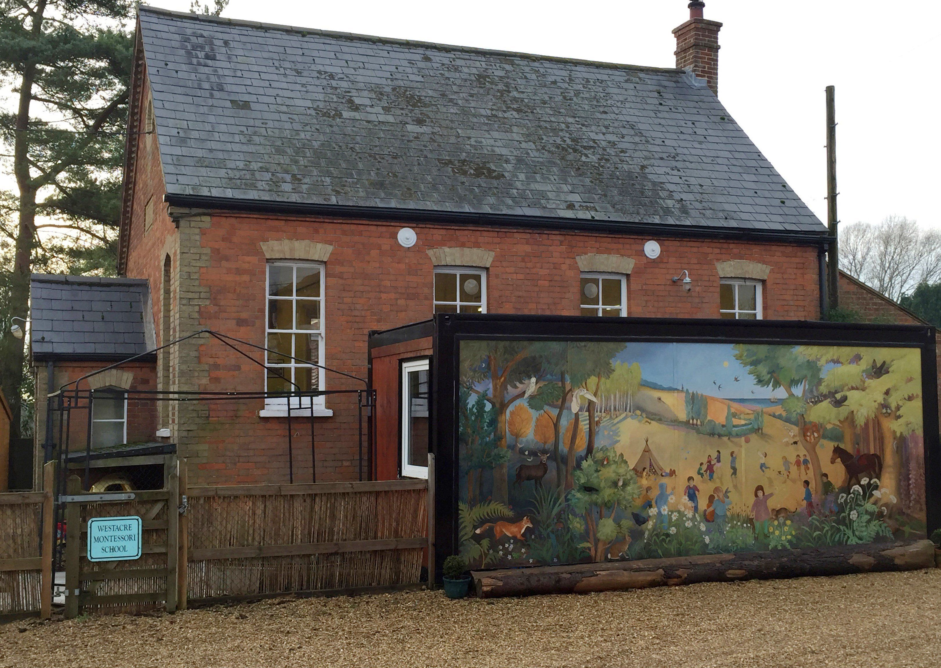 A handout picture obtained in London on December 18, 2015, shows a general view of the Westacre Montessori School nursery in Norfolk in eastern England, where Britain's Prince George will be attending before the end of January 2016. Prince George will start attending nursery in Britain from early next year, royal officials announced Friday. The two-year-old son of Prince William and wife Kate is set to attend Westacre Montessori School Nursery in Norfolk, eastern England, near the family's home at Anmer Hall. AFP PHOTO/KENSINGTON PALACE/HANDOUT RESTRICTED TO EDITORIAL USE - MANDATORY CREDIT 