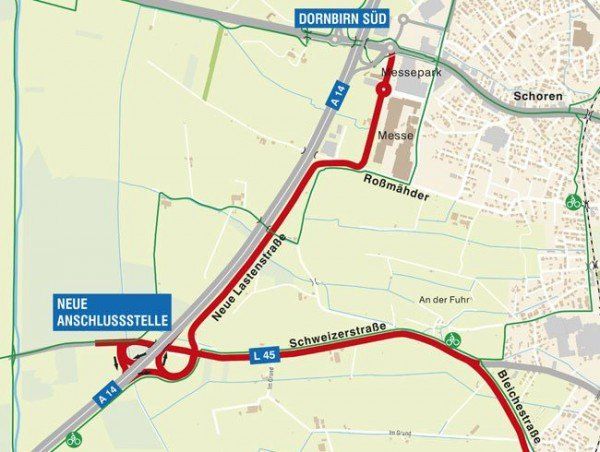 Der geplante A14-Anschluss 