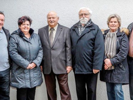 Der neue Vorstand von links nach rechts: Elmar Häfele, Dagmar Pürstl, Wilfried Federer, Bruno Abram, Anna Drexel und Fridolin Fähsler Der neue Vorstand von links nach rechts: Elmar Häfele, Dagmar Pürstl, Wilfried Federer, Bruno Abram, Anna Drexel und Fridolin Fähsler