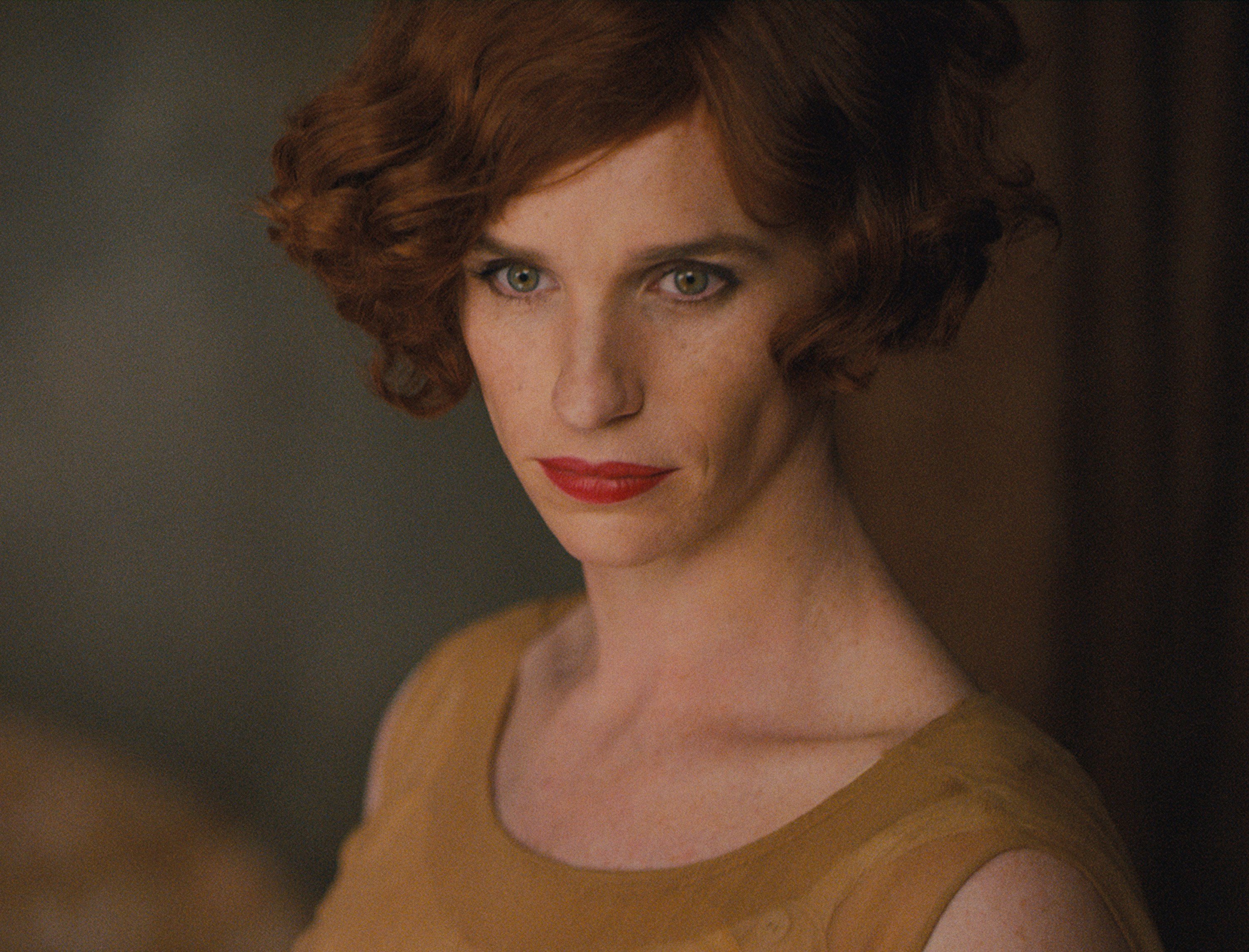 This photo provided by Focus Features shows, Eddie Redmayne as Lili Elbe, in Tom Hooperís 