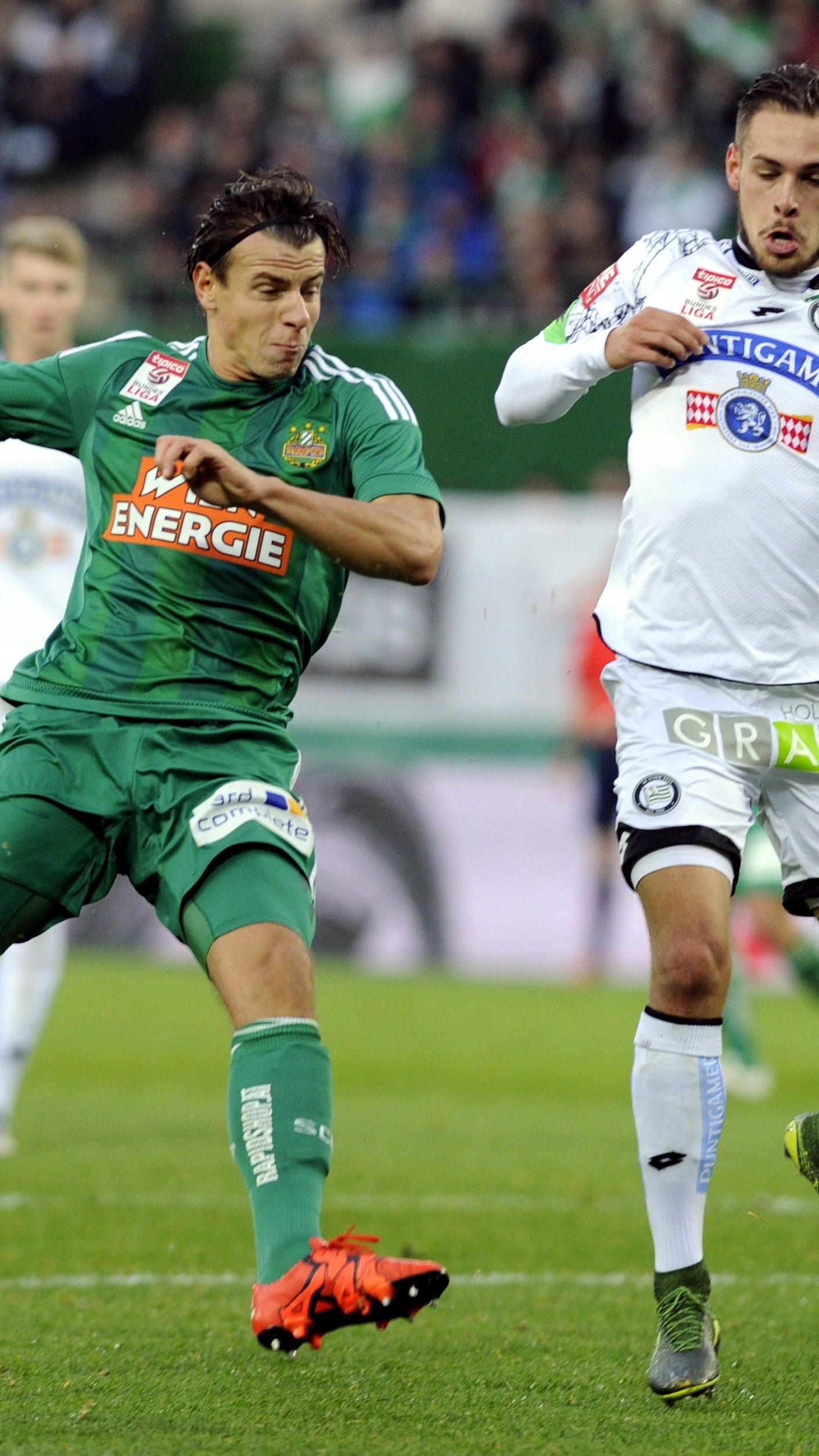 Rapid muss in der Bundesliga am Sonntag bei Sturm Graz ran.