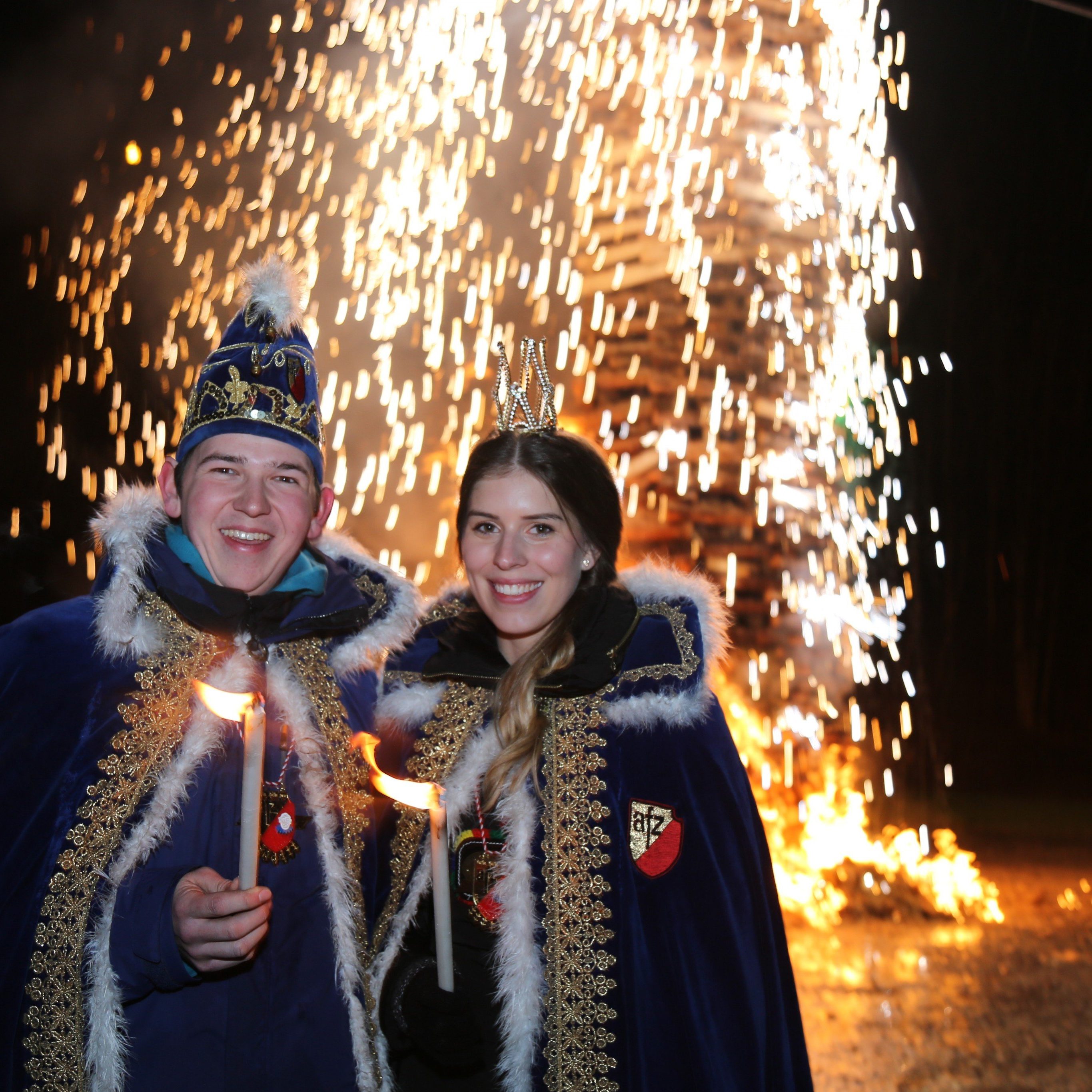 Das AFZ-Prinzenpaar besuchte den Altenstädtner Funken.