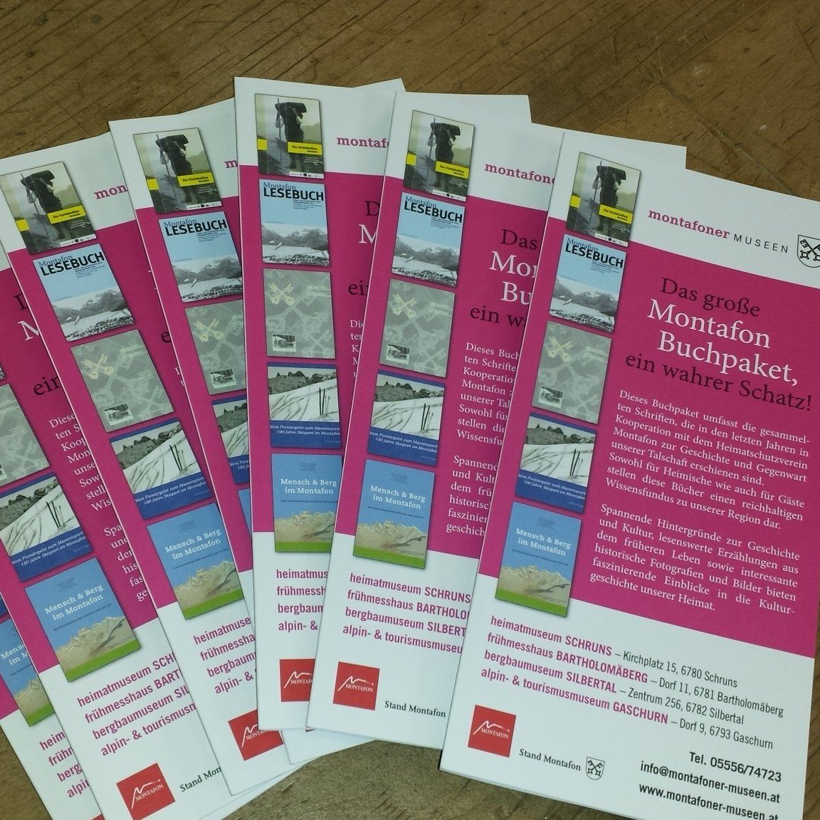 Das Buchpaket Montafon ist die ideale Basis bzw. Ergänzung für die eigene Bibliothek.