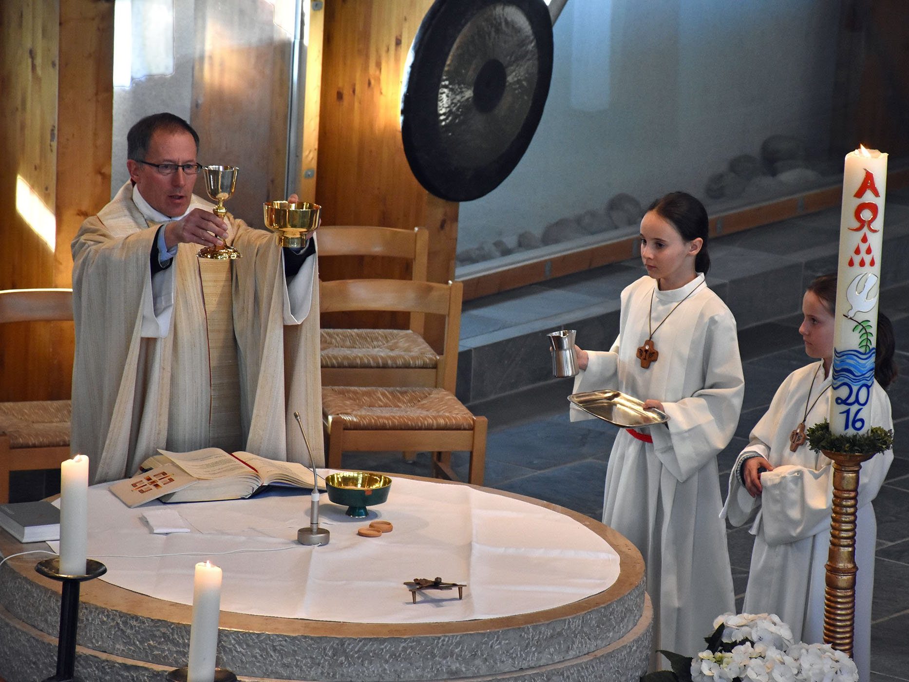 Gottesdienst in der Neuen Lecher Pfarrkirche St. Nikolaus