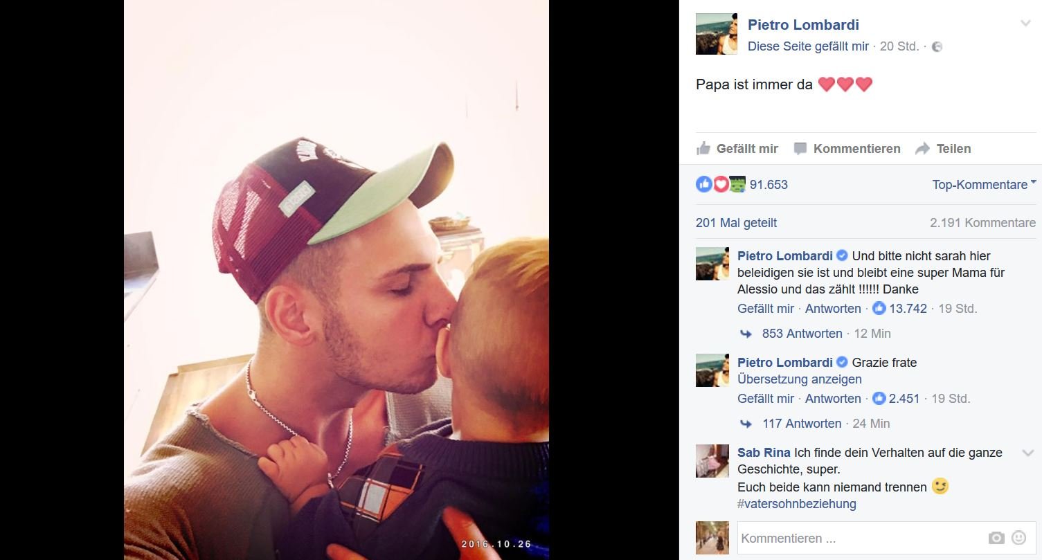 Pietro Lombardi_Facebook