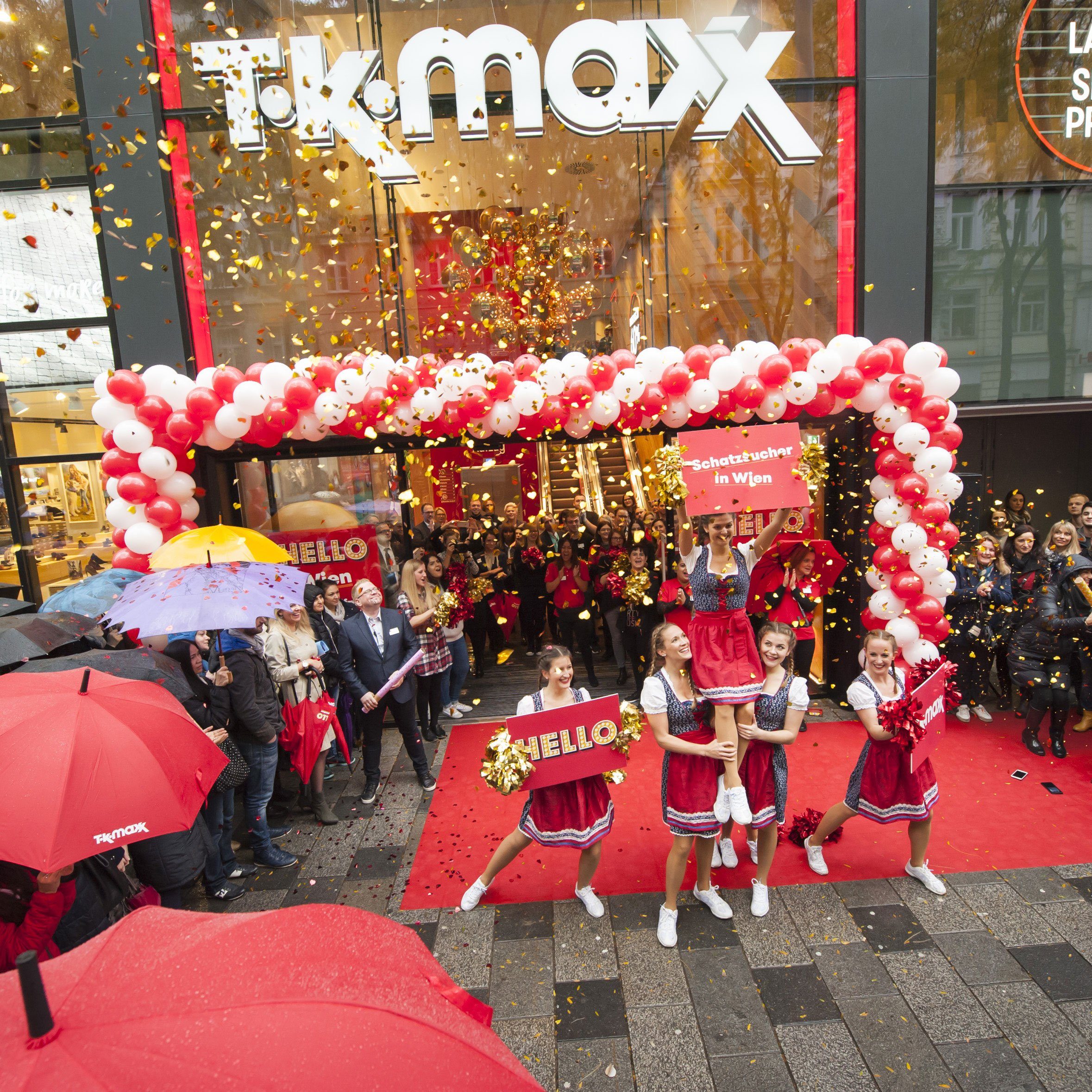 Bei der Eröffnung in Wien