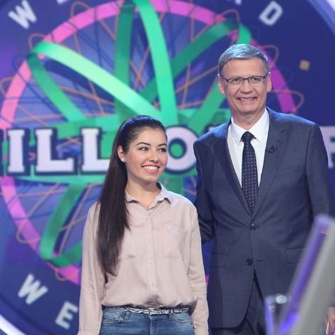 Bei Günter Jauch in Wer wird Millionär.