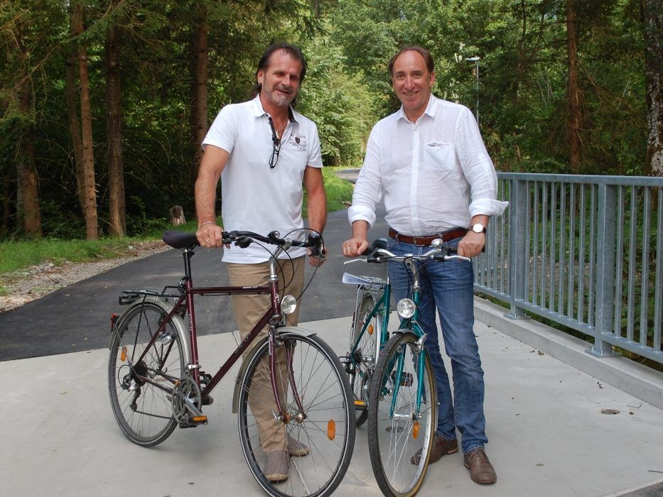 Nun ist er offiziell eröffnet: der neu gestaltete Radweg im Bereich Aktivpark.