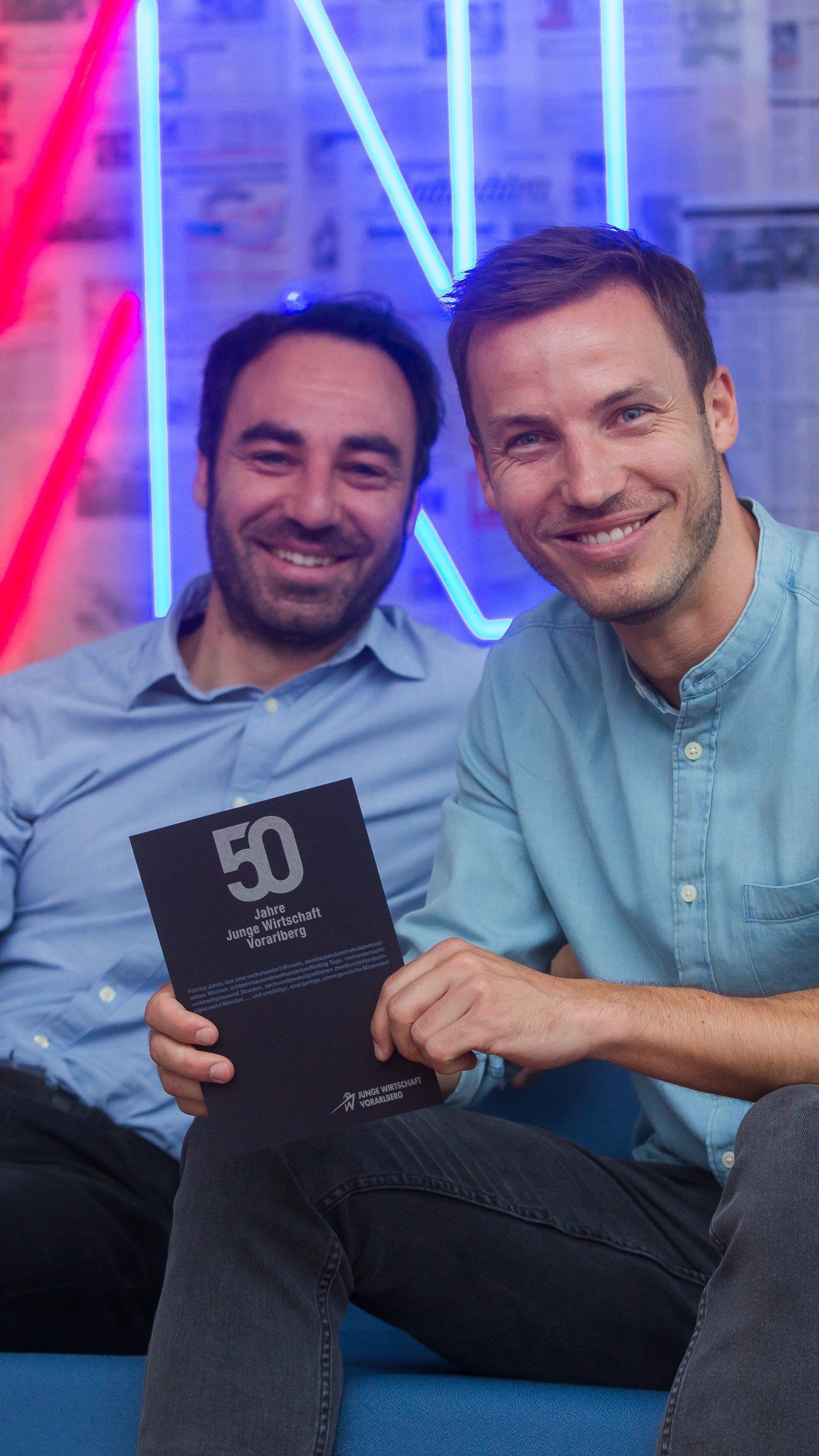 Vorstandsvorsitzender Alexander Abbrederis und Geschäftsführer Peter Flatscher.