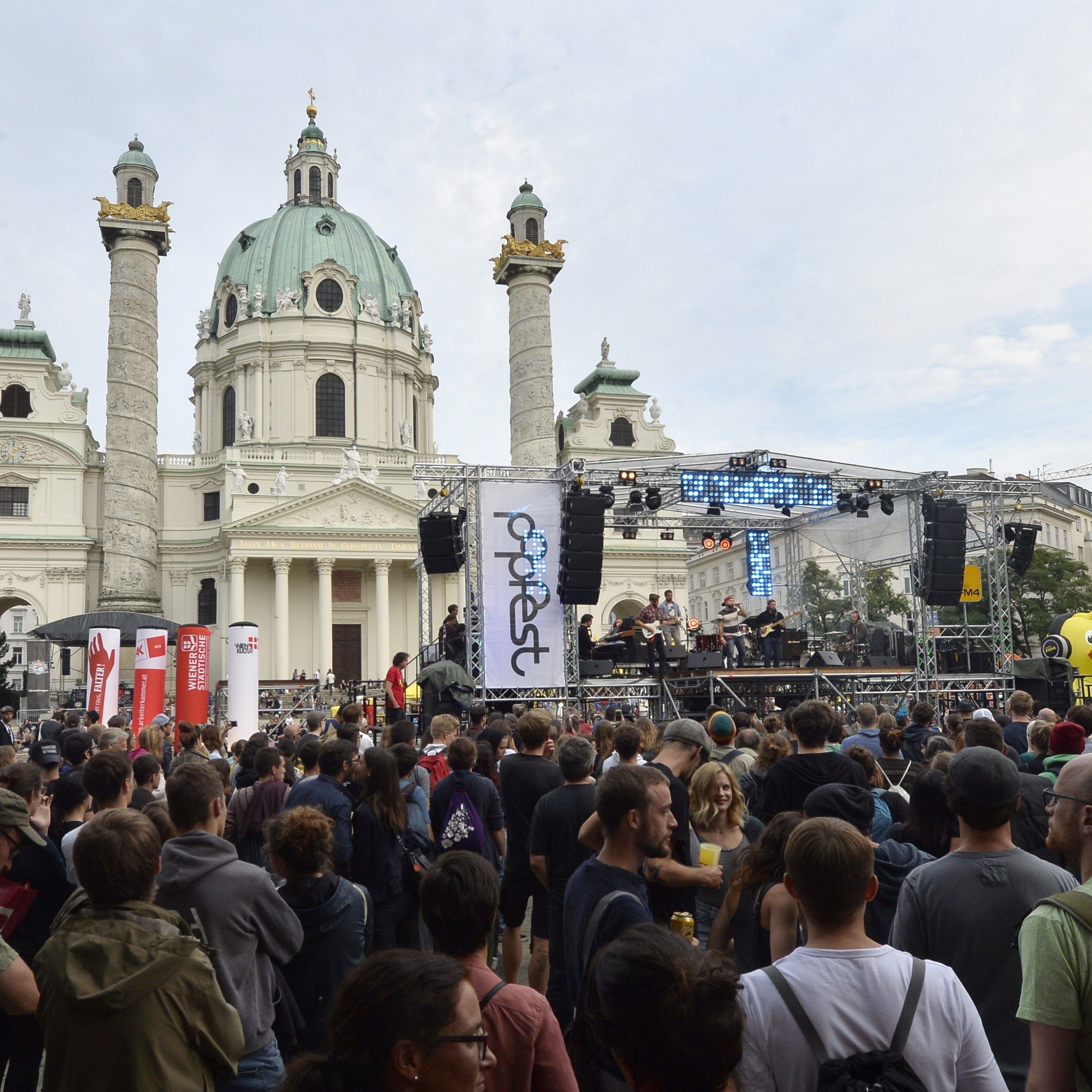Das Wiener Popfest 2017 ist eröffnet.