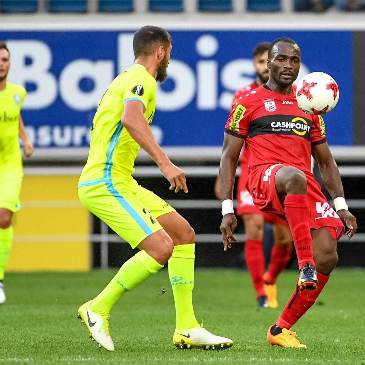 Altach hatte am Donnerstag im Hinspiel in Belgien ein 1:1 erreicht.