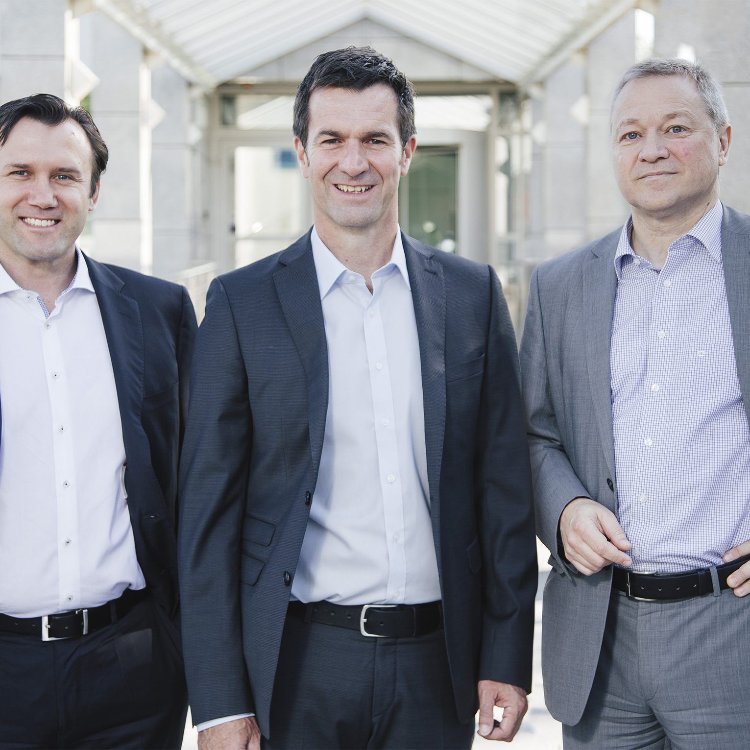 Die neue Geschäftsführung des Beschlägeherstellers GRASS (von links): André Stiller, Thomas Zenker und Thomas Müller.